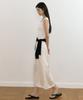 Lingseoul Silky Banding Skirt-Cream