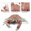 Simulation Animal Model Vivid Intelligence Development Solid Aquarium Miniature Crab Cognition Education Toy for Home