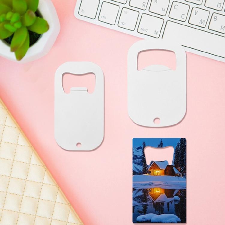 5Pcs Heat Transfer Bottle Openers Customizable Beverage Opener Sublimation Blank Can Opener Multifunctional Kitchen Tool
