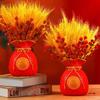 Golden Barley Ear Faux Flower Arrangement for Home Decor - Perfect for Living Room, Dining Table, Weddings & Special Occasions