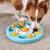 Rotating Dog Puzzle Toy Anti Choking Pet Leakage Tray Funny Pet Slow Food Bowl  Cat
