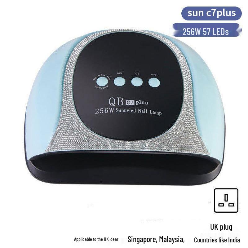 256W High Power UV/LED Dual Light Nail Curing Lamp
