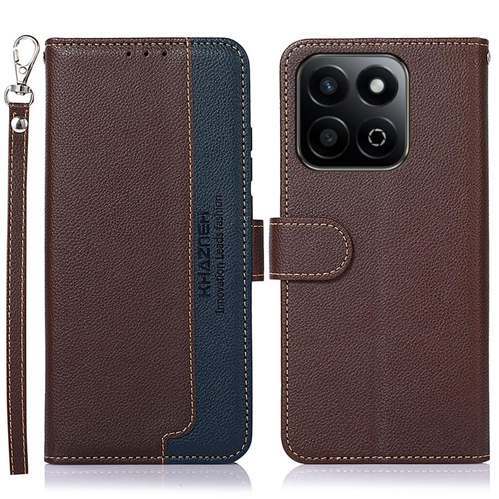 For Honor X7c 4G/200 Smart 5G/Play 60 Plus 5G Case RFID Blocking Wallet PU Leather Phone Cover