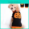 Eye-catching Halloween Puppy Clothing Warm Small Dog Pumpkin Pet Sweater