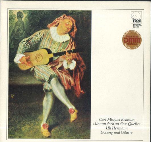 

LP Record ULI HERMANN Carl Michael Bellman Komm Doch An D 30166 ITON 1985 Germany Classical Used