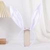 Plush Rabbit Ear Shape Headband Bowtie and Tail Set Carnival Costume Supplies