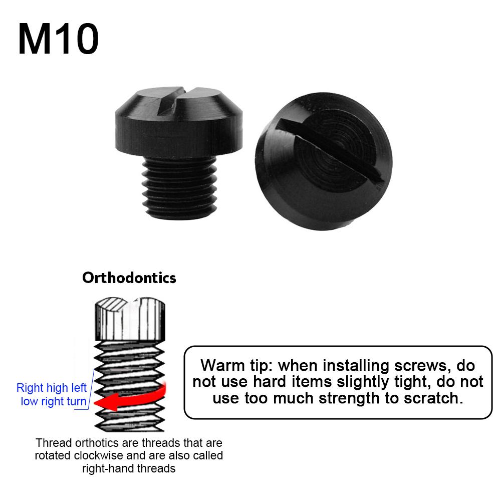 2Pcs M10 Anti-Rust Motorcycle CNC Aluminum Rear view Mirror Hole Plugs Screws Rearview Mirror Holder Motorcycle Accessories