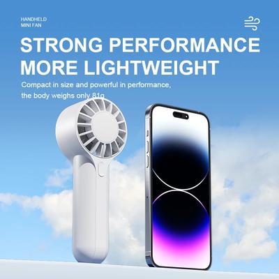 Rechargeable Type C Handheld Fans Mini Portable Fans 1200mAh Handheld Electric Fans For Camping Travel Portable Air Cooler Neck