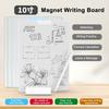 Magnetic Writing Board with 0.5 + 0.8 Mm Pen 10-inch Local Erasable Whiteboard for Children Doodle Practice Drawing Note Taking