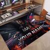 Tappeto Personalizzato Modello Max Verstappen Stampa Nome Testo Morbido Antiscivolo Tappeto per Pavimento per Decorazione Interna Casa