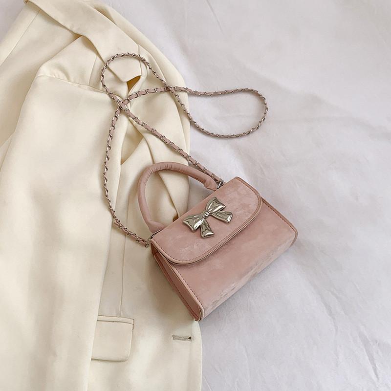 

Elegant Butterfly Knot Fashion Handbag For Women In Stylish Casual Pu Design For Everyday Use And Spring 2024 Collection Perfect For Street Style рожевий