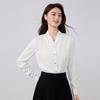 Women's V-Neck Long Sleeve Wrinkle-Free Blouse