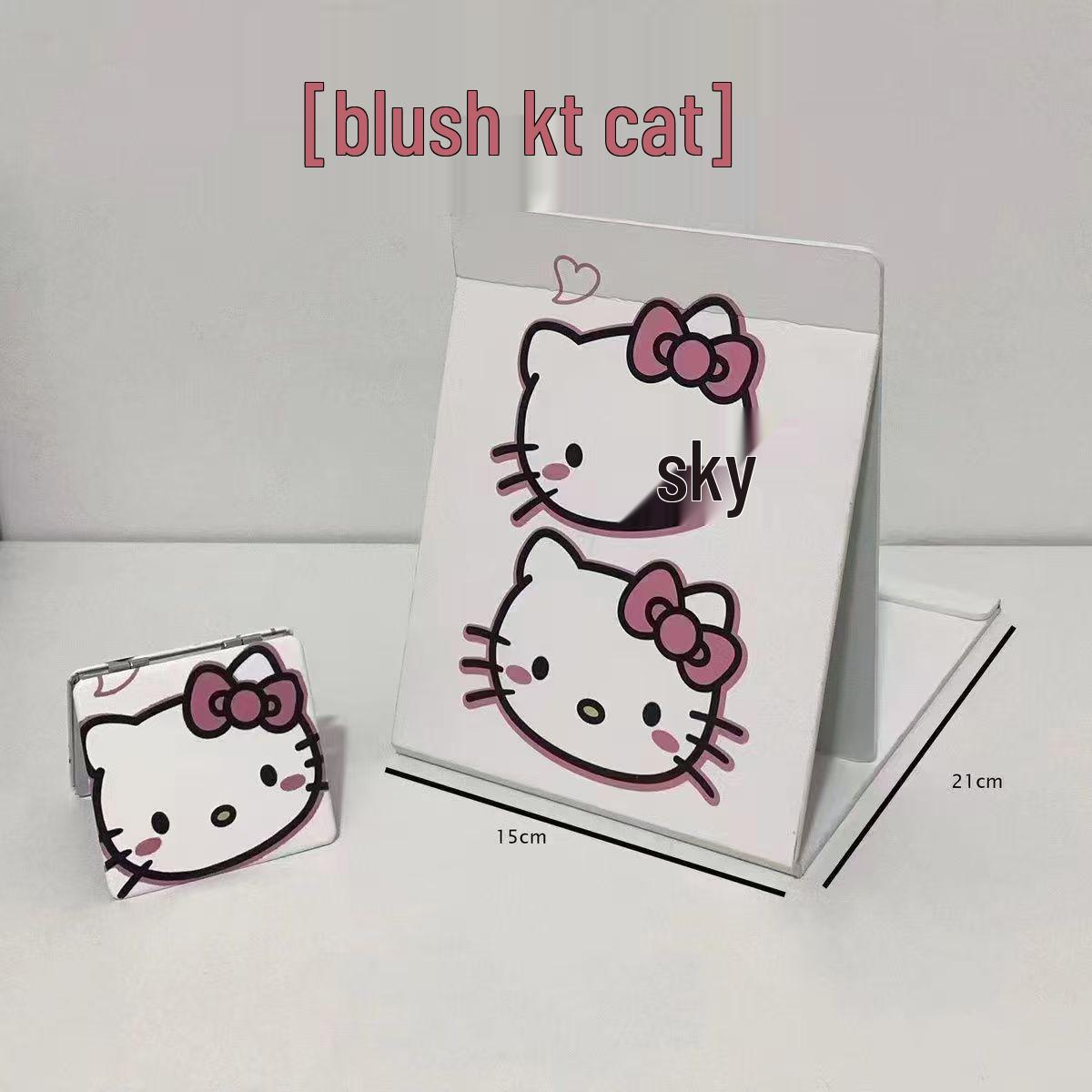 

Cute Portable Folding Makeup Mirror for Vanity or Desk