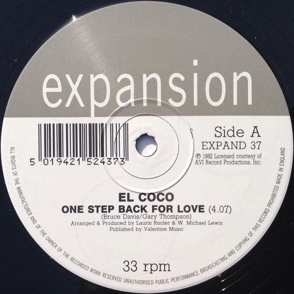 

12inch Record EL COCO - One Step Back For Love EXPAND37 Expansion 1993 UK Dance & Electronica Used
