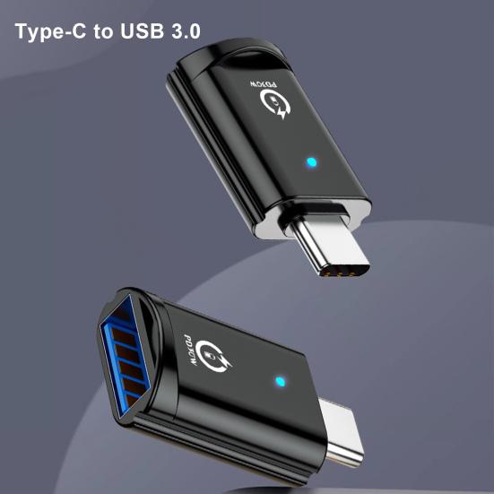 Type C To Adapter USB 3 PD with Fast Charging High-Speed Data Connector High-speed