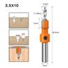 Set of Countersink Drill for Drill Woodworking Includes Hex Wrench 5-Piece 2.8-4mm Bits, Chamfering, Woodworking, Drilling, Self-Taping Bits, Tools,