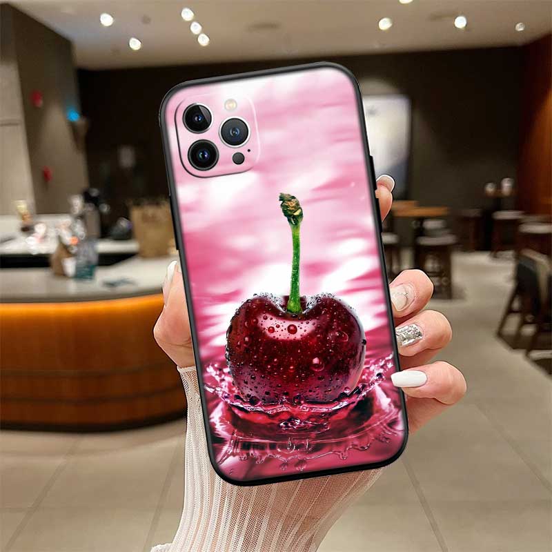 

UP21 Cherry summer fruit New High-End Shell Phone Case for iPhone SE X XS XR 16E 17 11 Pro Max 8 7 6 6s Plus Air iPhone 6s Plus