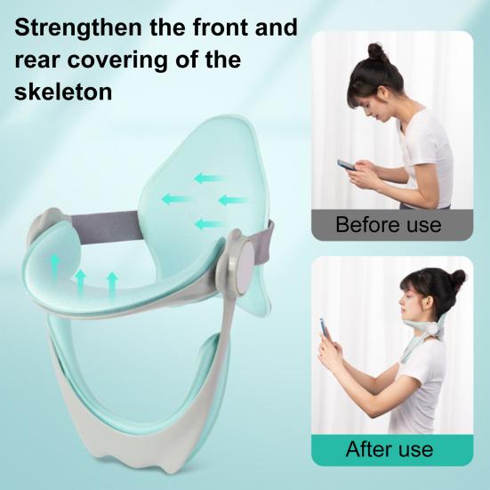 Adjustable Cervical Traction Device Neck Support Brace Pain Relief Posture Corrector Stretcher Spine Protector for Neck Pain Relief Posture