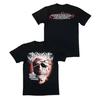 Tops Estampados Punk Rock Vento Escuro Heavy Metal Rock Punk Estampa Street Wear Camiseta Estampada Casual Solta de Algodão Unissex
