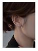 Banyan Tree S925 Silver Sweet Double Heart Earrings for Women