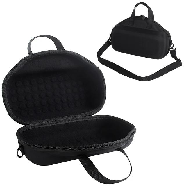 For Bose Soundlink Max Oxford Cloth+ EVA Storage Case Bluetooth-compatible Speaker Carrying Bag with Shoulder Strap