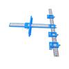 Cabinet Hardware Jig Cabinet Handle Jig Cabinet Hardware Template Tool Punch Locator Drill Guide for Handle Knob Blue