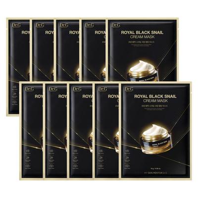 Royal Black Snail Cream Mask 10P