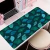 Gamer Antislip Mouse Pad Large Anime Desk Mat Gaming Accessories Computer Mousepad Extended Green Tropical Plants Keyboard Mat