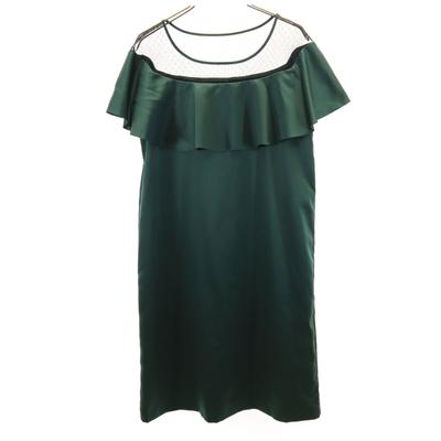 Khaju French Sleeve One Piece Green Women Used