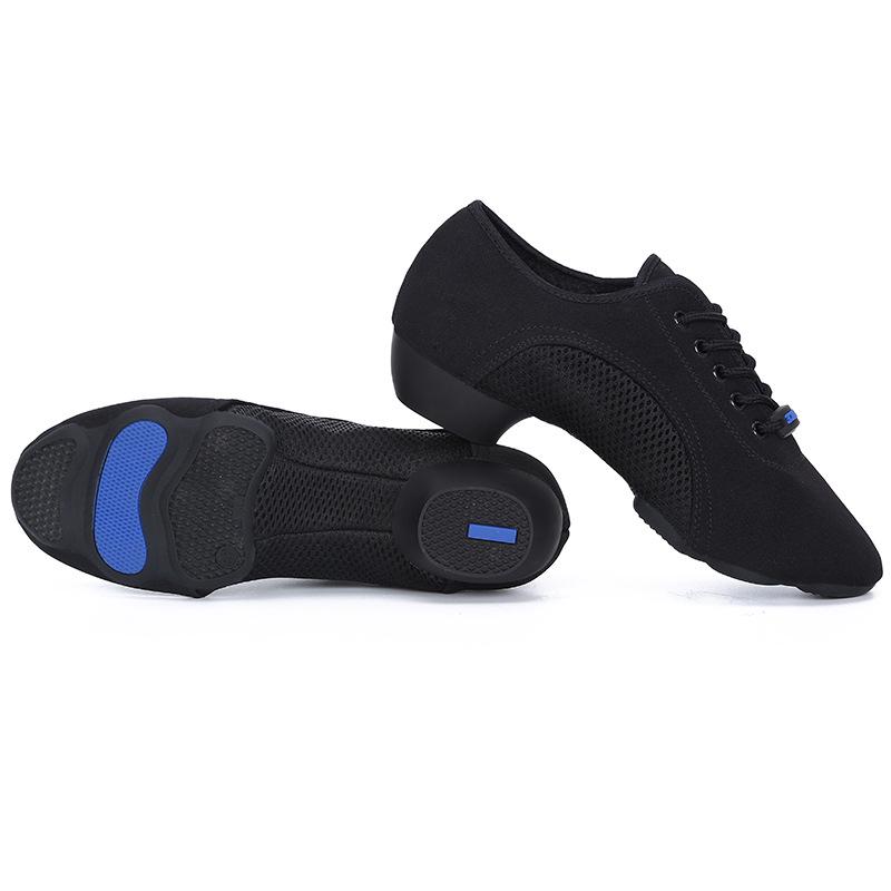 Women's Soft Sole Mesh Oxford Cloth Dance Shoes for Latin and Modern Dance