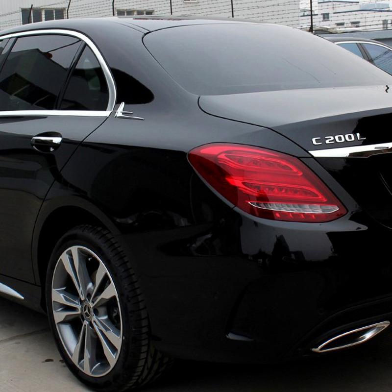 For Mercedes Benz AMG W204 W205 W203 W211 W201 W126 140 W168 W210 W108 W124 3D Metal Car Stickers Auto Emblem Decal Accessories
