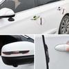 Vdcp6 4Pcs For Toyota Rav4 Corolla Chr Yaris Camry Cross Auris TRD Car Door Edge Anti-collision Strips Bumper Trim Sticker Accessories