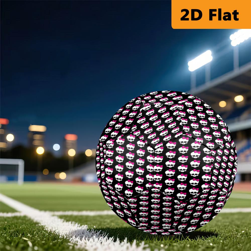 Monster High Magic Soccer Ball Suitable for Both Training and Competition No. 5 Football Outdoor Sports High Elasticity Unique Football Gifts