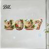 Snowflake Window Adhesives 2027 Gingerbread Christmas Static Clings, Xmas New Year Decals with Holiday Home Decorations Santa Snowman Snowflake,