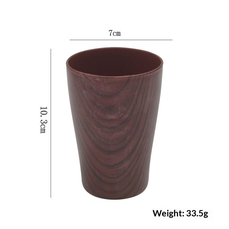 Functional Imitation Wood Grain Mug Perfect for Tea Coffee and More