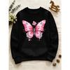 Tallas europeas Sudadera de cuello redondo para niña Top estampado de moda.