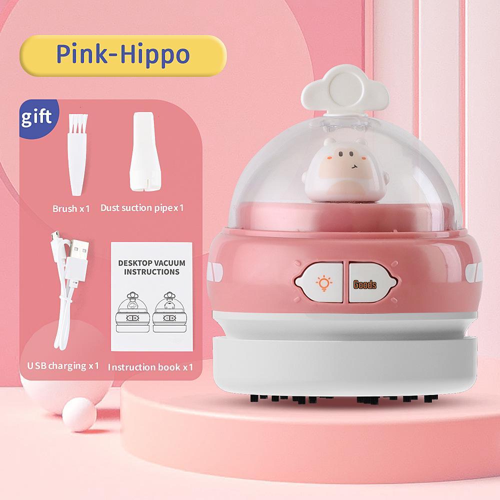 Desktop Vacuum Cleaner for Pencil Shavings & Dust - Powerful Suction for Students and Children