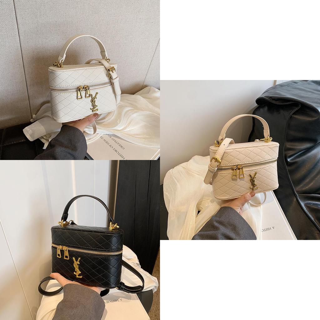 2024 Spring Summer New Embroidered Women's Bag Vintage Large Capacity Box Bag