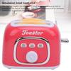 Bread Maker Toy Simulation Kids Play Toaster Pretend Play Kitchen Appliance for Children