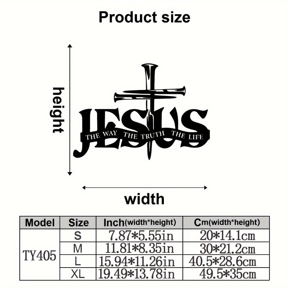 

Iron Cross Metal Wall Art, 2D Black Flat Design for Indoor Outdoor Living Room Bathroom Kitchen Office Decor, Religious Farmhouse Hanging Ornament S чёрный
