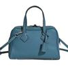 First Layer Cowhide Victoria Bowling Pillow Bag Genuine Leather Portable Tote Bag Fashionable High-end Shoulder Messenger Bag