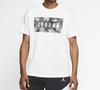Jordan Poolside Floral T Shirts Men's White Crew Neck Moderate Straight Fit CQ2061-100