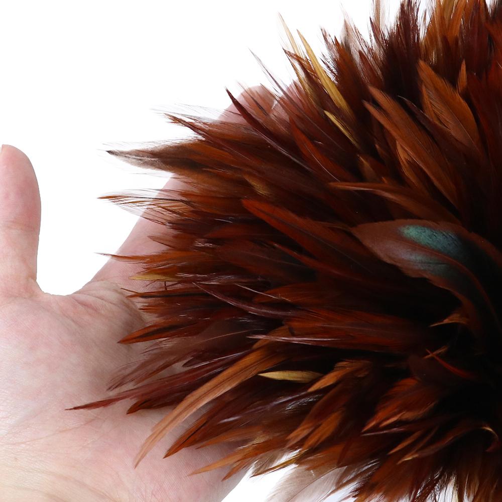 Rooster Feather lot 4-6Inch Carnival Clothing Sewing Accessories Jewelry Crafts Decoration Saddle Hackle Cock Chicken Plumas