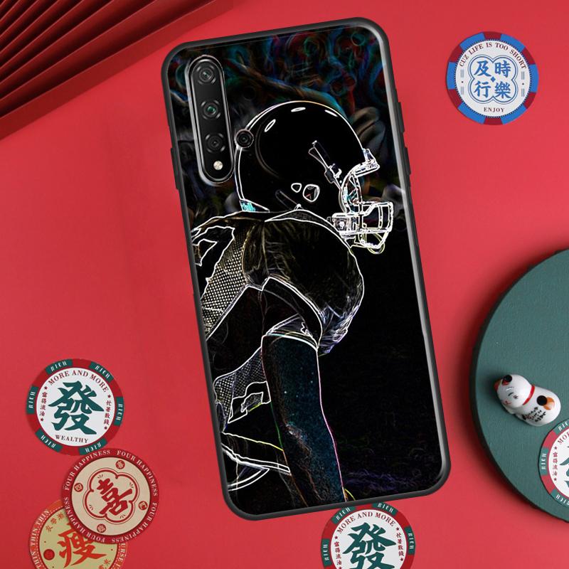 American Football For Huawei P20 P40 P30 Lite P60 Pro Nova 12s 11i 12i 10 9 SE 5T Y91 Y90 Y60 Y70 Y72 Y61 Case
