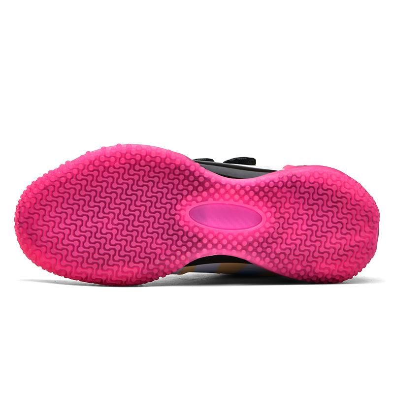 Zipper combat basketball shoes for men anti-slip cushioning 2025 new carbon plate technology high top youth sports shoes for men