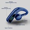 V18 Bone Conduction Headphones Bluetooth5.0 Earbuds With Earhooks With LED Digital Display Business Wireless Earphone For Phones