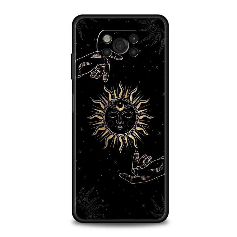 Sun Moon Angel Eyes Phone Case For Xiaomi Mi Poco X3 NFC M3 F4 F3 M4 X4 Pro 5G Note 10 12 Lite 11 11T 10T 13 12T Pro 9T Cover