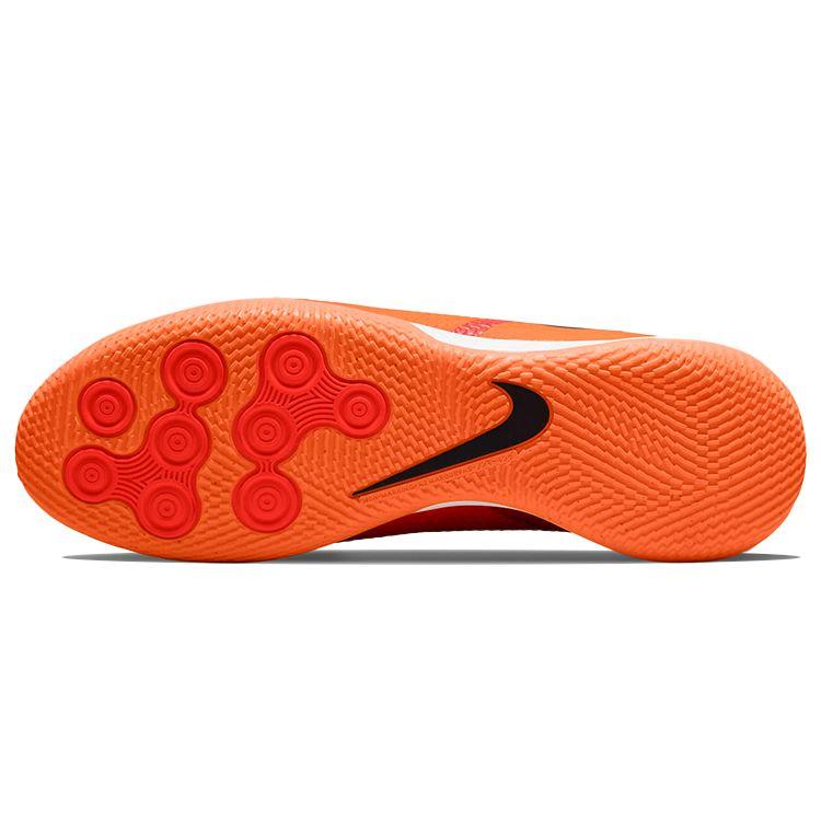 Nike Phantom GT2 Academy Round Toe Lace-Up IC/IN Indoor Shock Absorbing Non-Slip Durable Soccer Shoes Men Sneaker Orange DC0765-808
