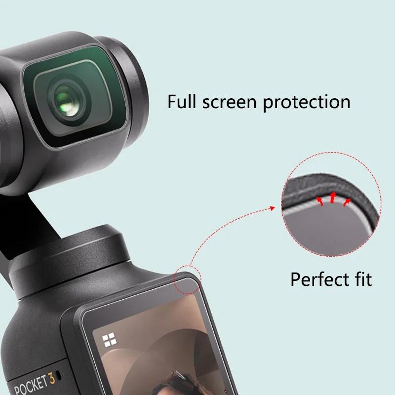 Tempered Glass Film for DJI OSMO Pocket 1 Screen Protector Hardness Anti-Scratch Lens Camera Film for DJI Pocket 1 Camera Films