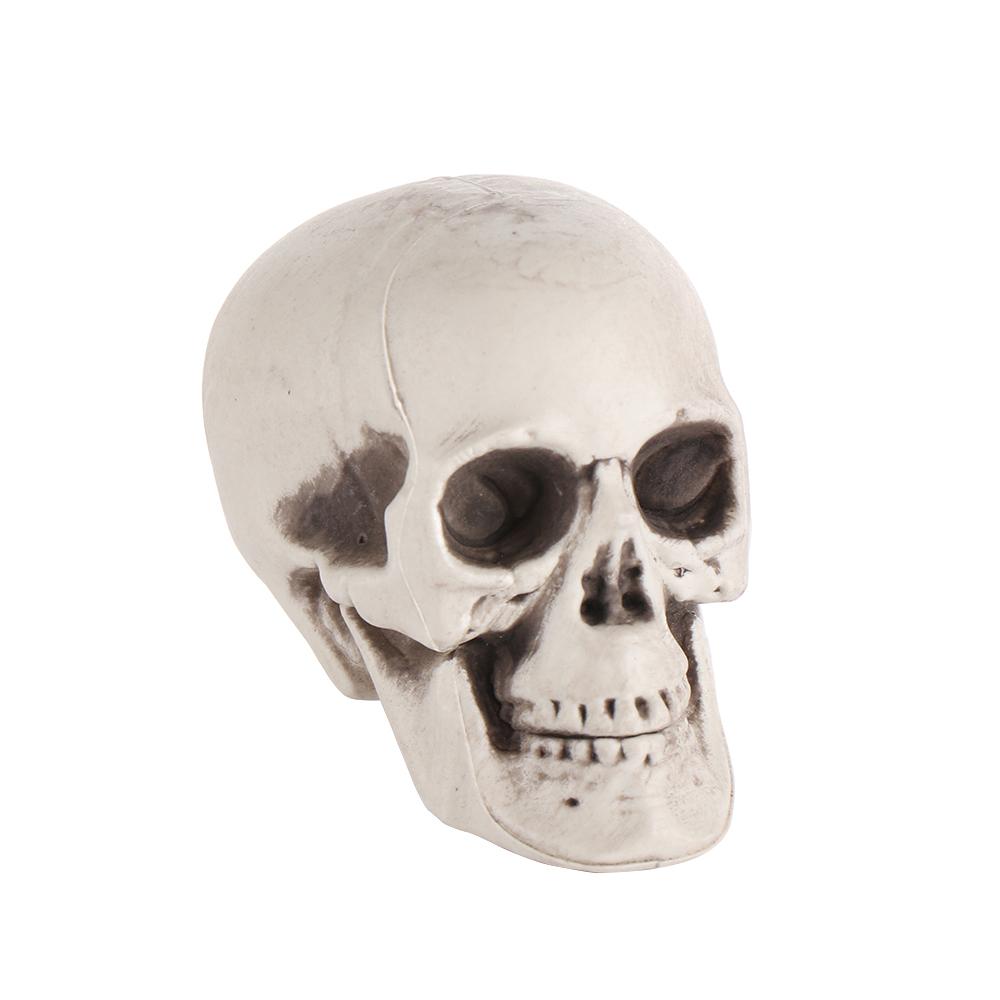 1PC Terrible Party Decoration Game Supplies Halloween Props Human Skeleton Skull Head Hanging Decor
